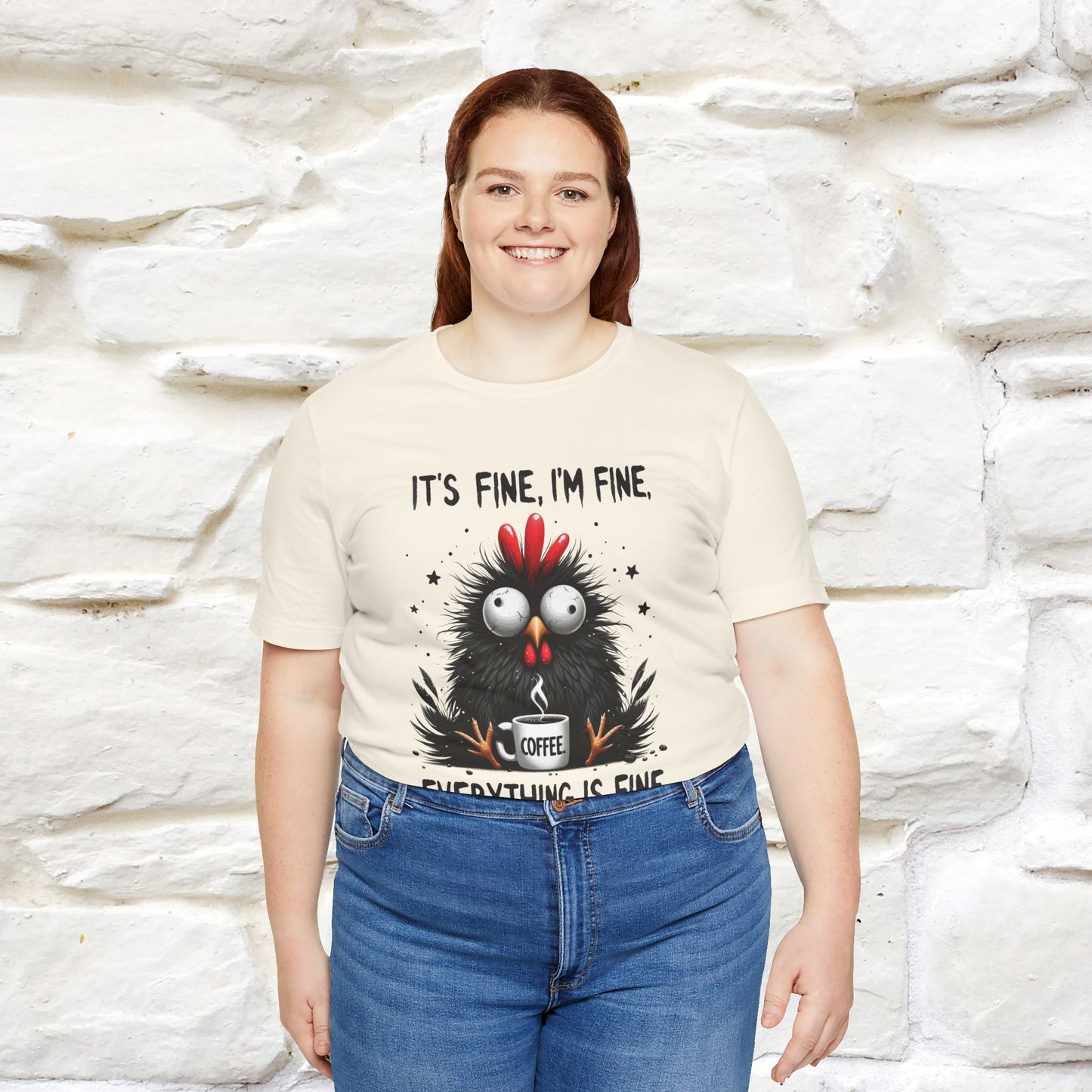 "Everything Is Fine" |Funny T-Shirt | Nunu&Miao Studio - Nunu&Miao Studio