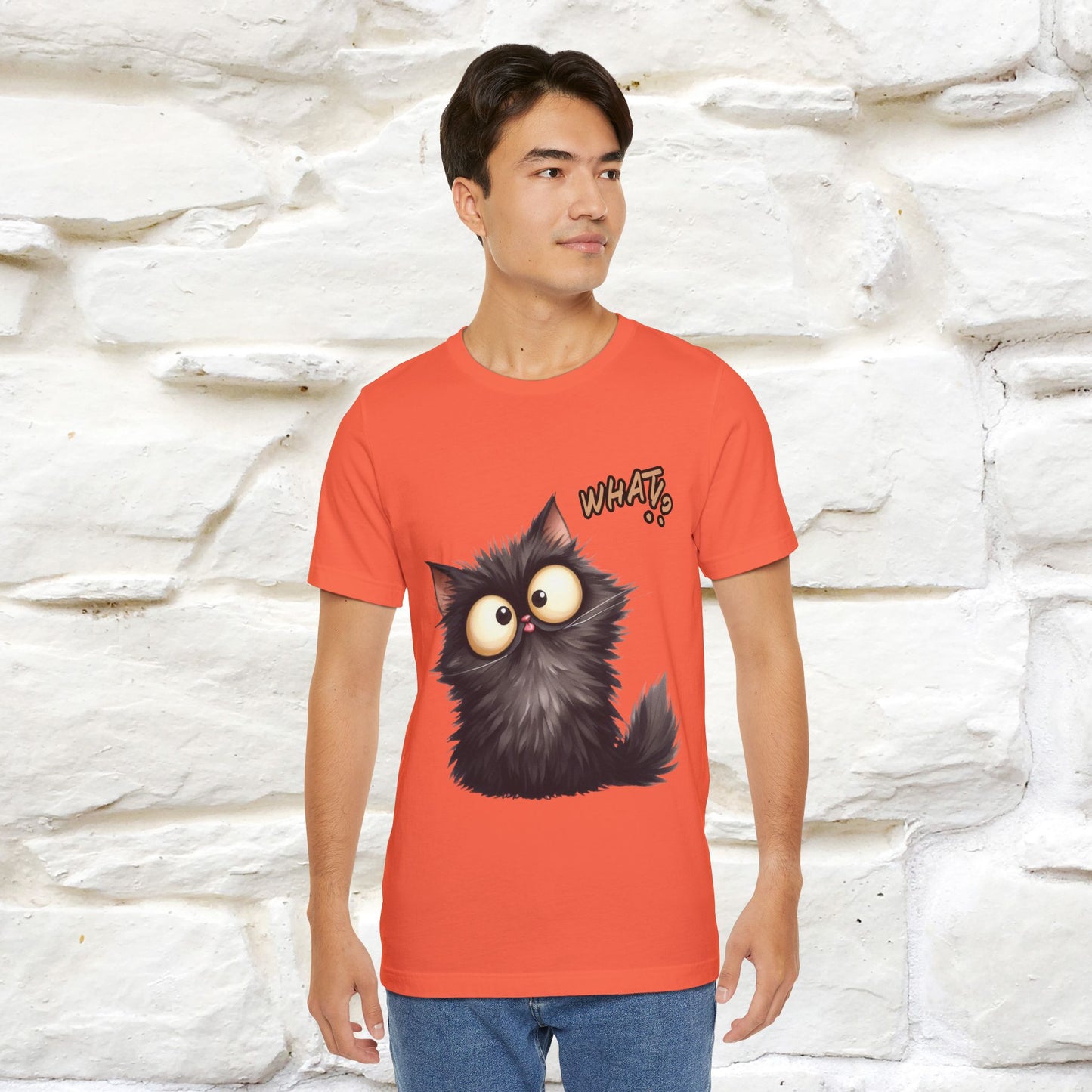 ''What ?'' | Cat T-Shirt  | Nunu&Miao Studio - Nunu&Miao Studio