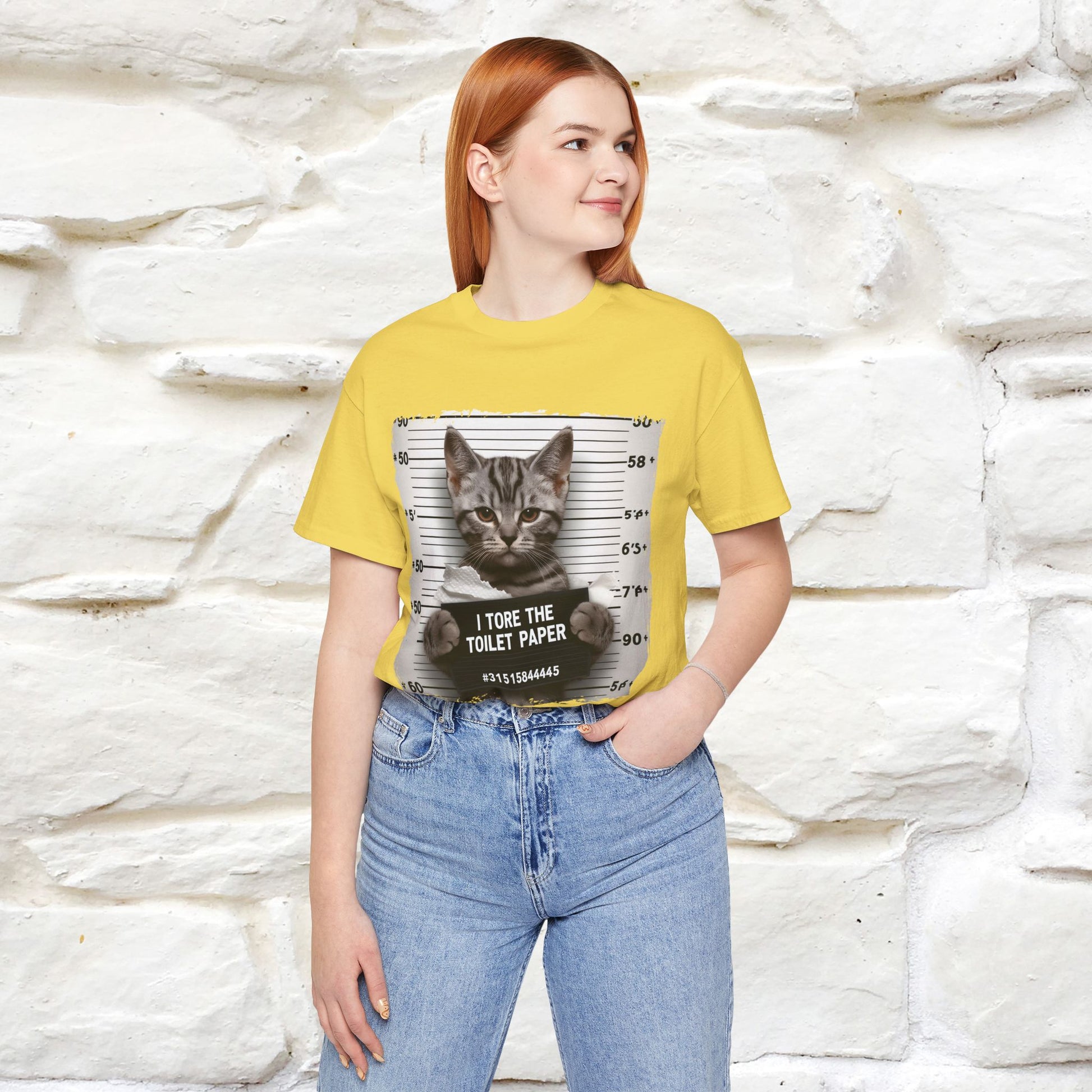 ''I Tore The Toilet Paper'' | Funny Cat T-Shirt | Nunu&Miao Studio - Nunu&Miao Studio