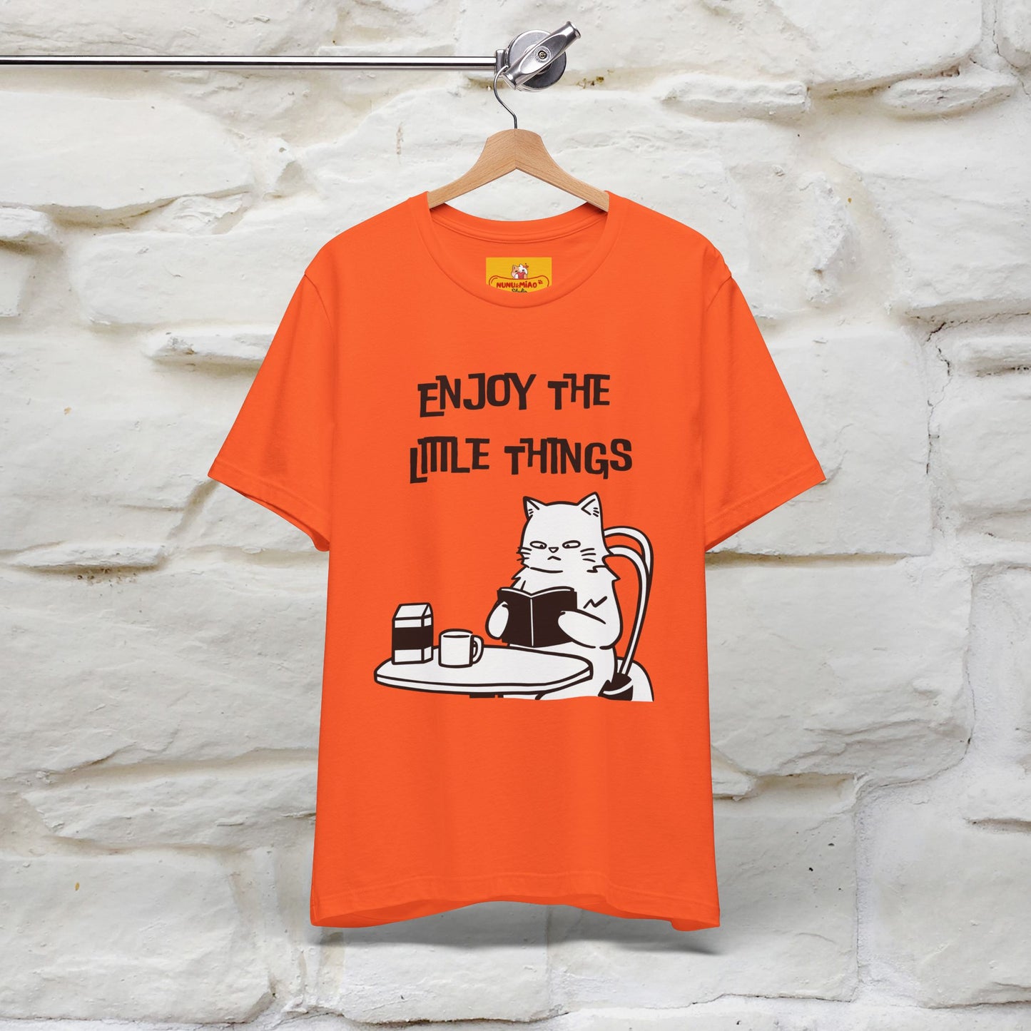 "Enjoy The Little Things." Cat T-Shirt | Nunu&Miao Studio