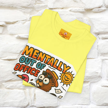 ''Mentally Out Of Office''|  Sarcastic Cat T-Shirt | Nunu&Miao Studio