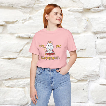 ''“I came. I saw. I procrastinated.''| Funny T-Shirt | Nunu&Miao Studio