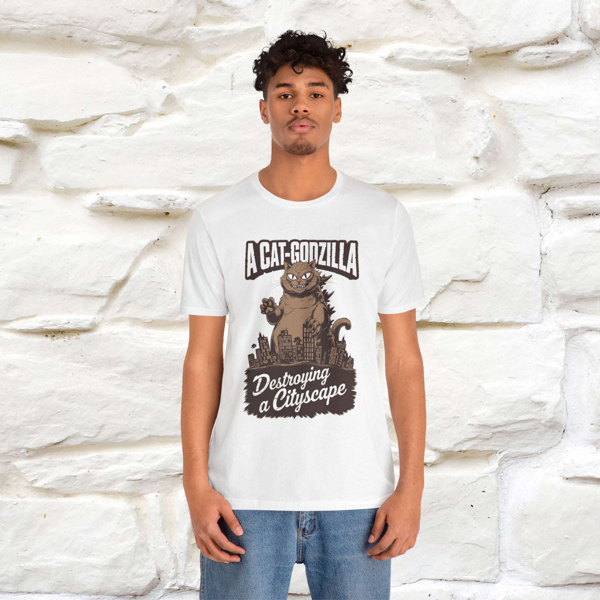 ''A Cat-Godzilla ''| CatT-Shirt | Nunu&Miao Studio - Nunu&Miao Studio