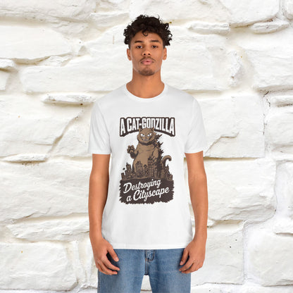 ''A Cat-Godzilla ''| CatT-Shirt | Nunu&Miao Studio - Nunu&Miao Studio