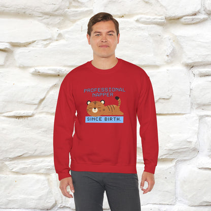 ''Professional Napper Since Birth'' |Cat Sweatshirt | Nunu&Miao Studio