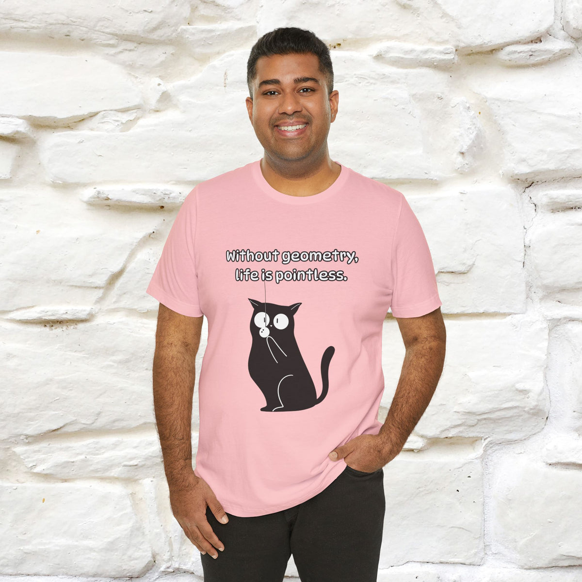 ''Without geometry, life is pointless.''| Funny T-Shirt | Nunu&Miao Studio