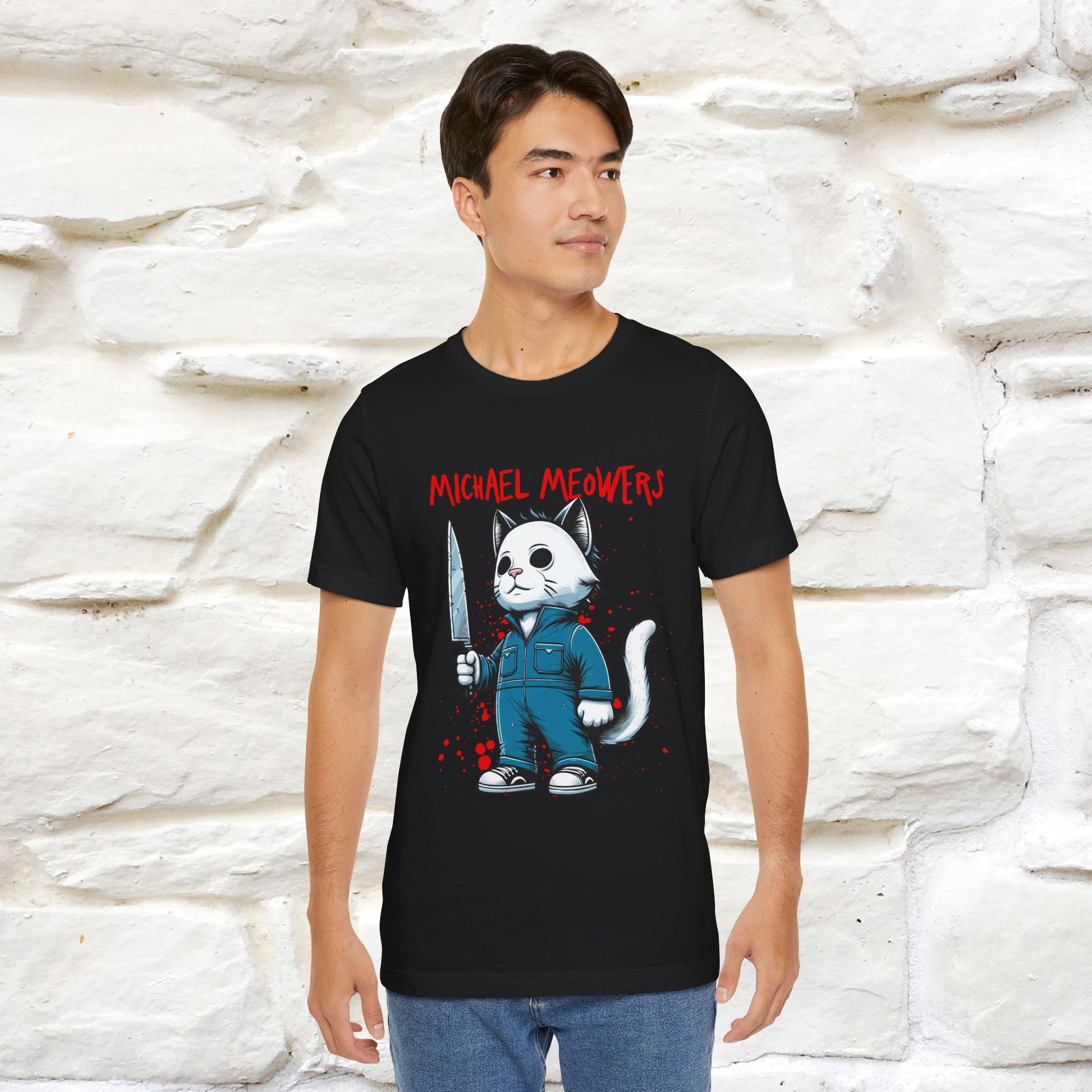 ''Michael Meowers'' Cat T-Shirt |  | Nunu&Miao Studio - Nunu&Miao Studio