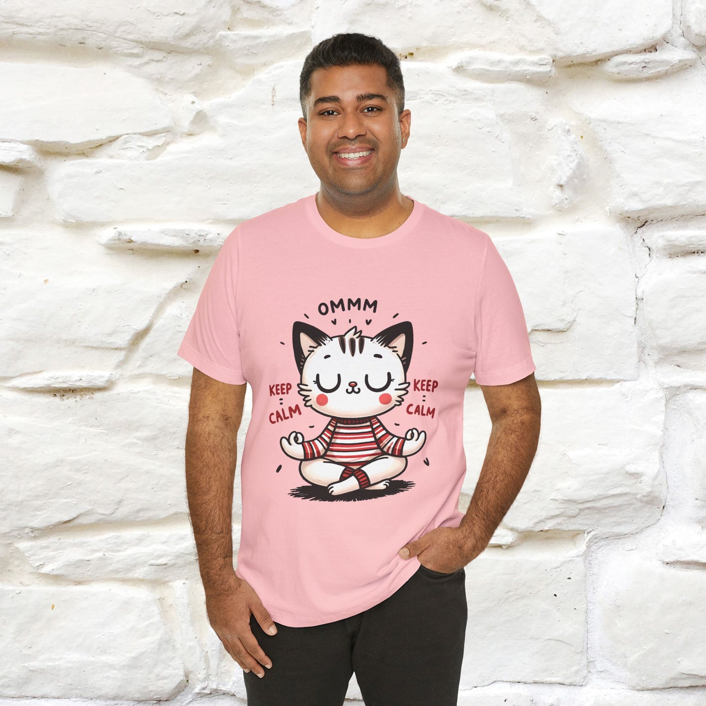 Ommm, Keep Calm | Relaxed Cat Shirt for Men & Women | 100% Cotton* - Nunu&Miao Studio