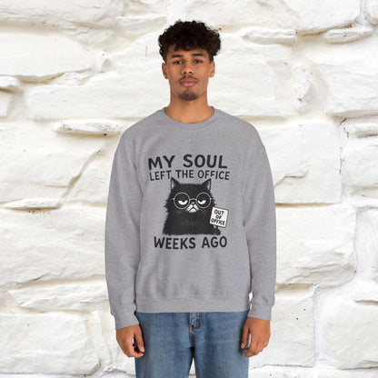 ''My Sould Left The ...'' | Cute Cat Sweatshirt | Nunu&Miao Studio