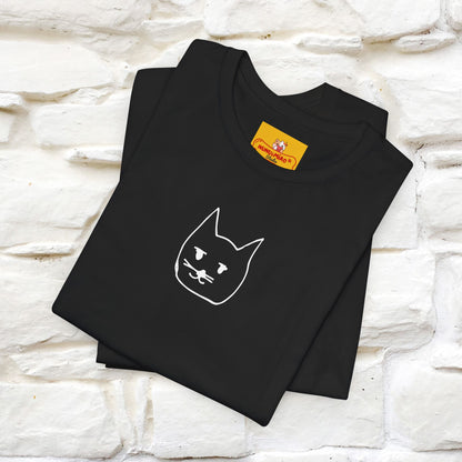 "Caos'' Cat T-Shirt Front and Back Design | Nunu&Miao Studio - Nunu&Miao Studio