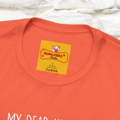 "Dear Human, Food Will Not Serve Itself" |Cat T-Shirt | Nunu&Miao Studio - Nunu&Miao Studio