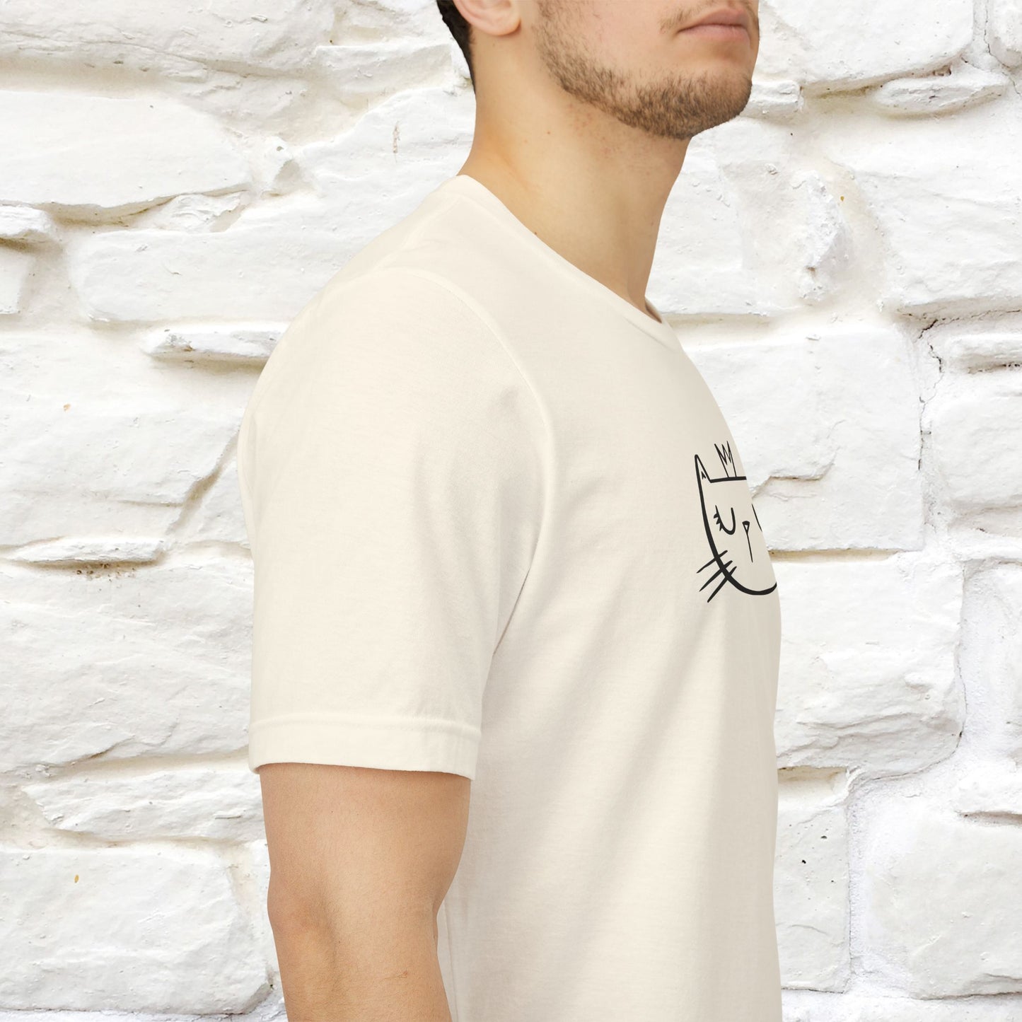 ’“When I realize men are ...." Funny Cat T-Shirt | Nunu&Miao Studio