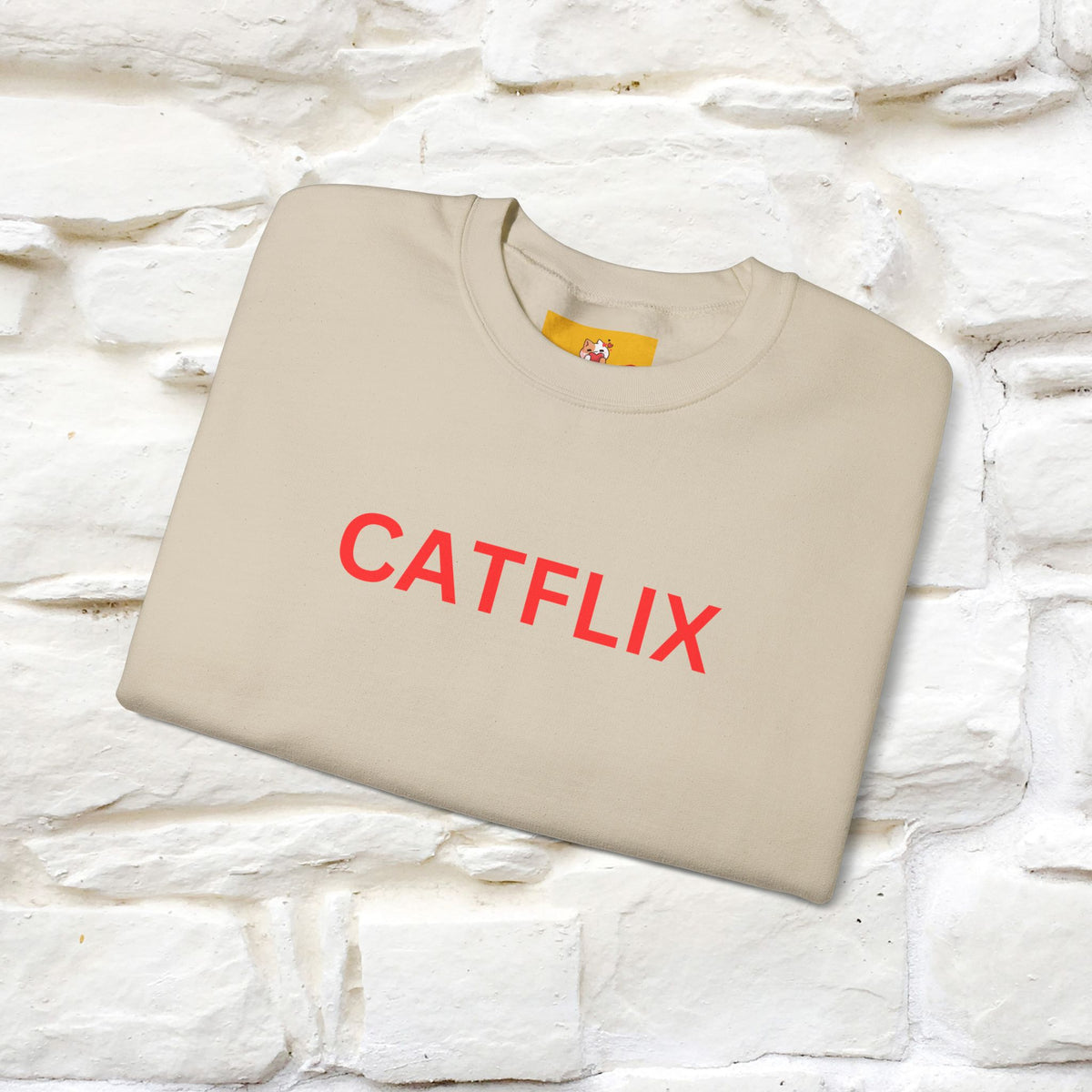 "Catflix'' |Cat Sweatshirt | Nunu&Miao Studio