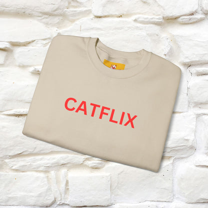 "Catflix'' |Cat Sweatshirt | Nunu&Miao Studio
