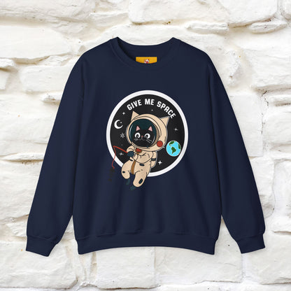 ''Give Me Space'' |Cat Sweatshirt | Nunu&Miao Studio