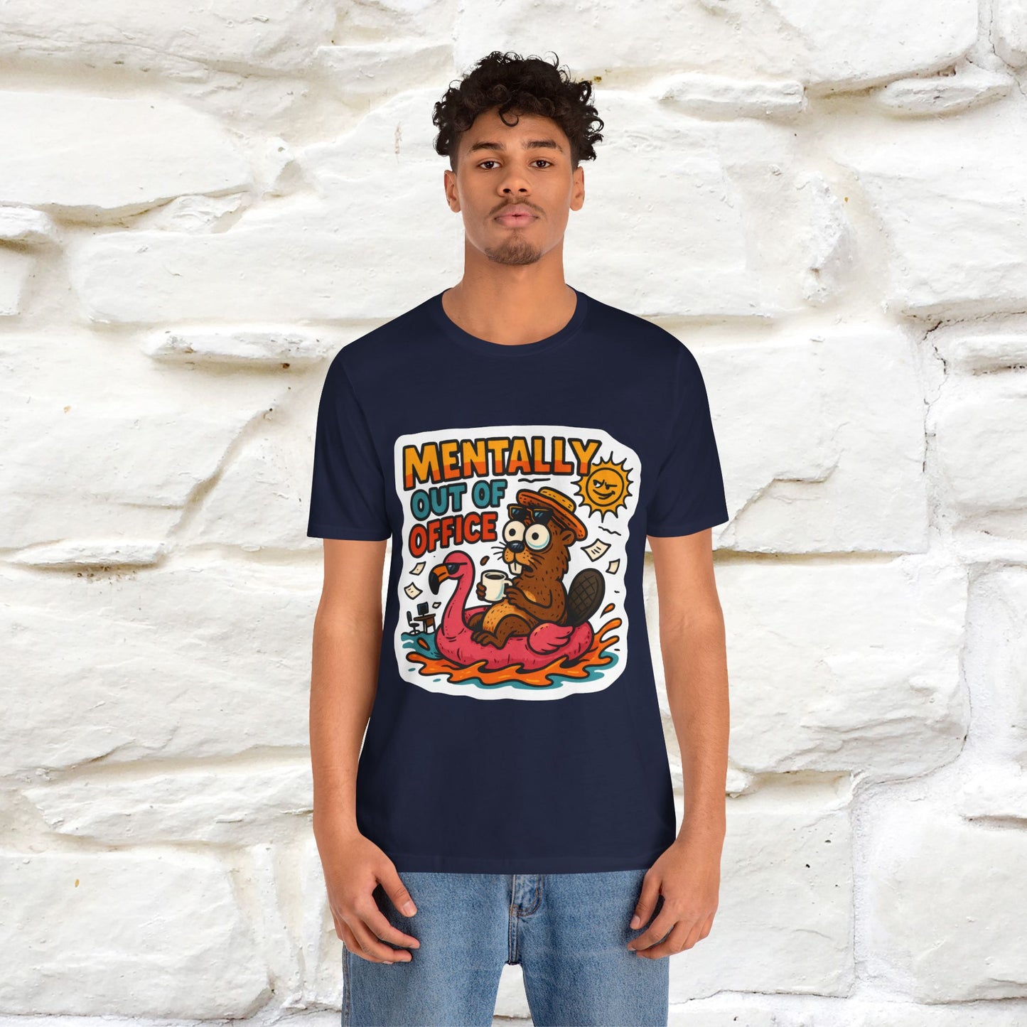 ''Mentally Out Of Office''|  Sarcastic Cat T-Shirt | Nunu&Miao Studio