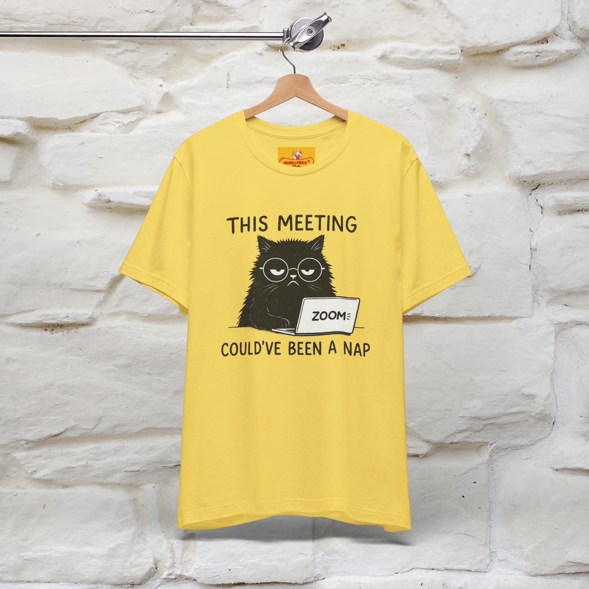 "This Meeting Could've Been a Nap" | Sarcastic Cat T-Shirt | Nunu&Miao Studio - Nunu&Miao Studio