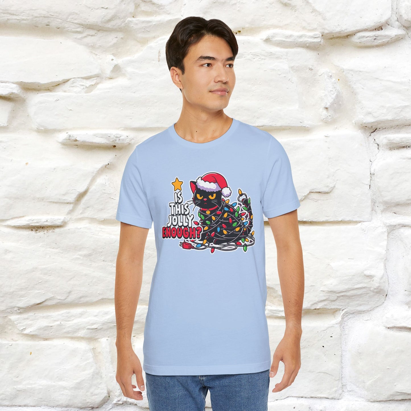 “Is This Jolly Enough?” | Cat T-Shirt | Nunu&Miao Studio