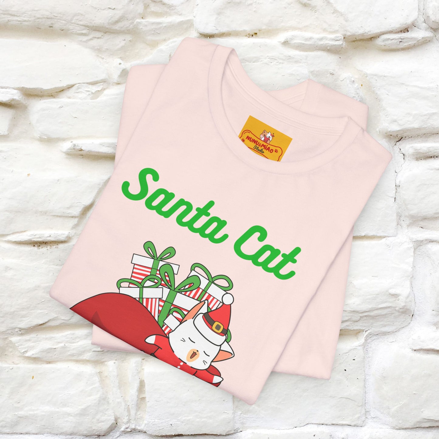 "Funny Santa Cat..." | Cat T-Shirt | Nunu&Miao Studio