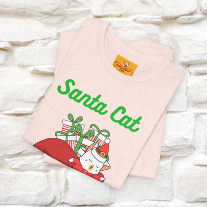 "Funny Santa Cat..." | Cat T-Shirt | Nunu&Miao Studio