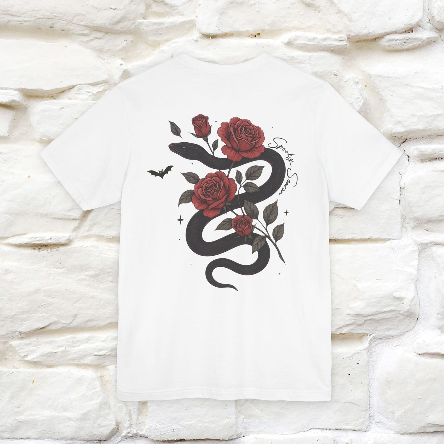 "The Rose and The Snake " Halloween T-shirt |Nunu&Miao Studio - Nunu&Miao Studio