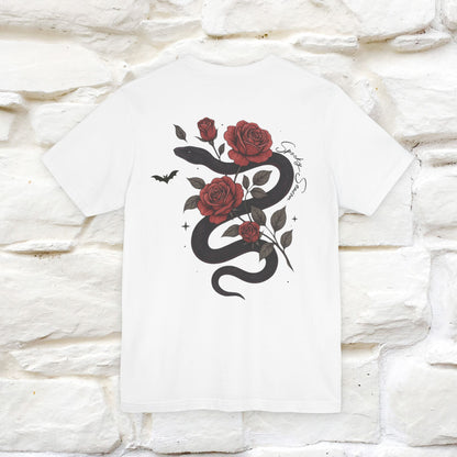 "The Rose and The Snake " Halloween T-shirt |Nunu&Miao Studio - Nunu&Miao Studio