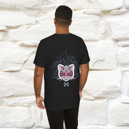 ''Air Fire Cat'' | Cat T-Shirt Front and Back Design | Nunu&Miao Studio - Nunu&Miao Studio