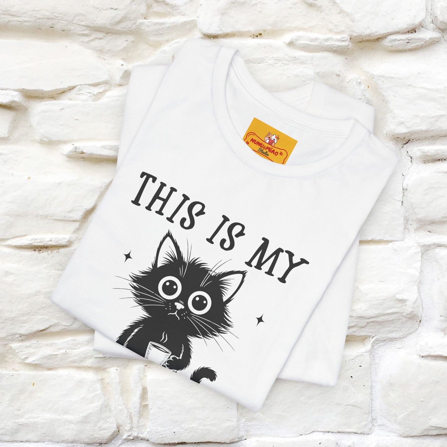 "This is My Awake Face" Cat T-Shirt | Funny Design | Nunu&Miao Studio - Nunu&Miao Studio