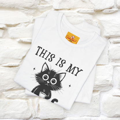 "This is My Awake Face" Cat T-Shirt | Funny Design | Nunu&Miao Studio - Nunu&Miao Studio