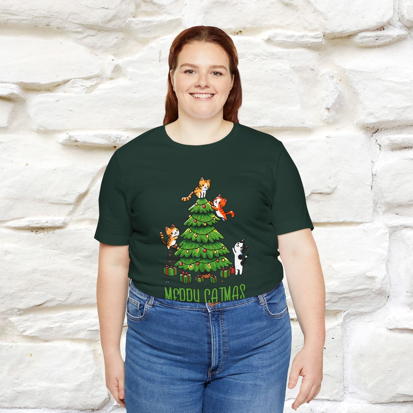 ''Merry Catmas'' | Cattitude Christmas Tee| Nunu&Miao Studio - Nunu&Miao Studio