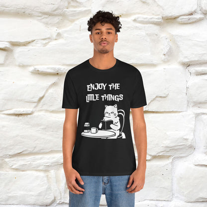 "Enjoy The Little Things." Cat T-Shirt | Nunu&Miao Studio