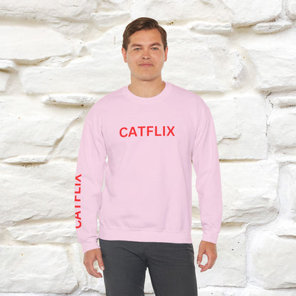 "Catflix'' |Cat Sweatshirt | Nunu&Miao Studio