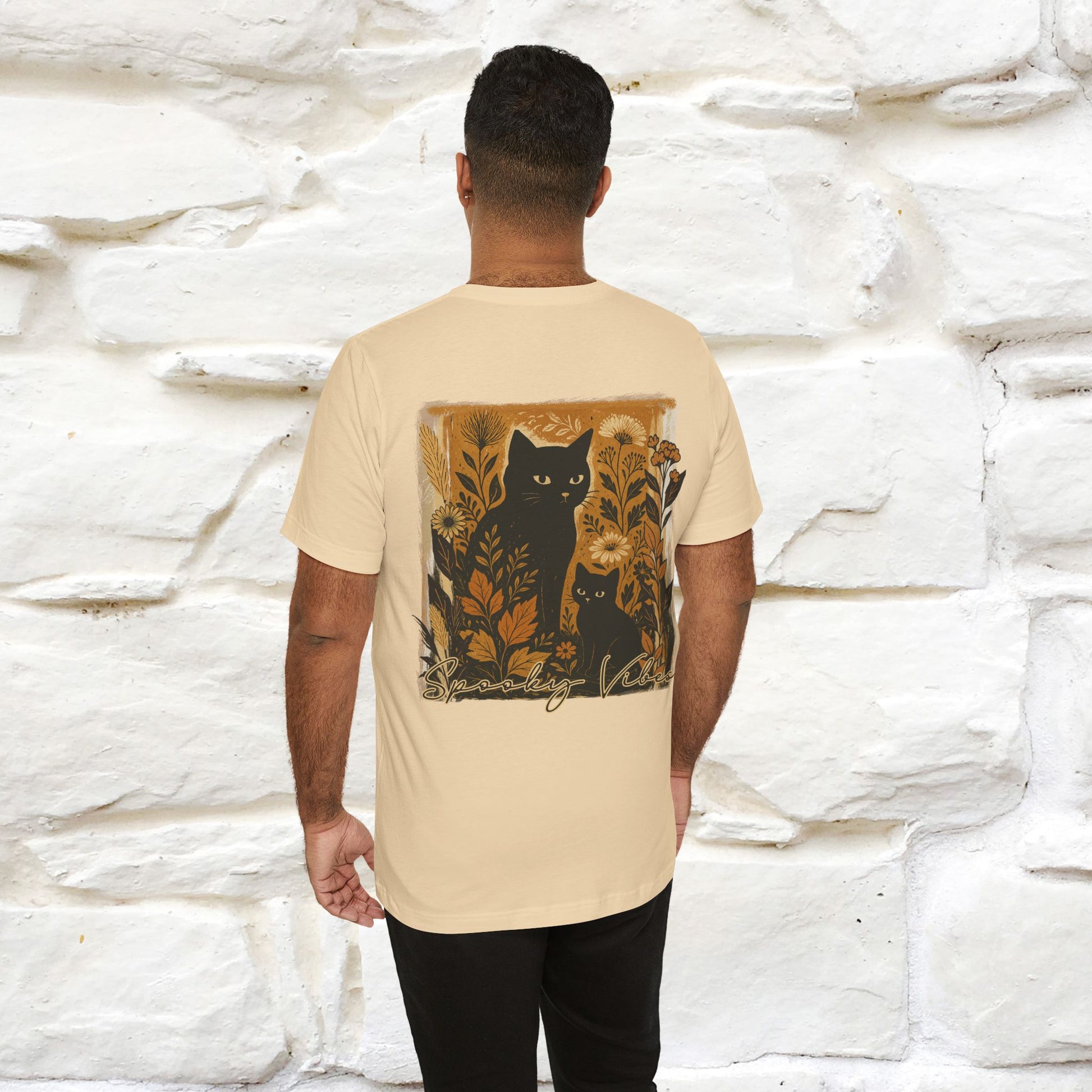 "Spooky Vibes" Cat T-shirt |Nunu&Miao Studio - Nunu&Miao Studio
