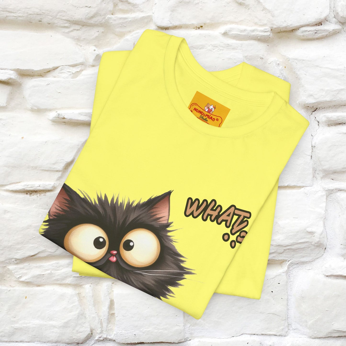 ''What ?'' | Cat T-Shirt  | Nunu&Miao Studio - Nunu&Miao Studio