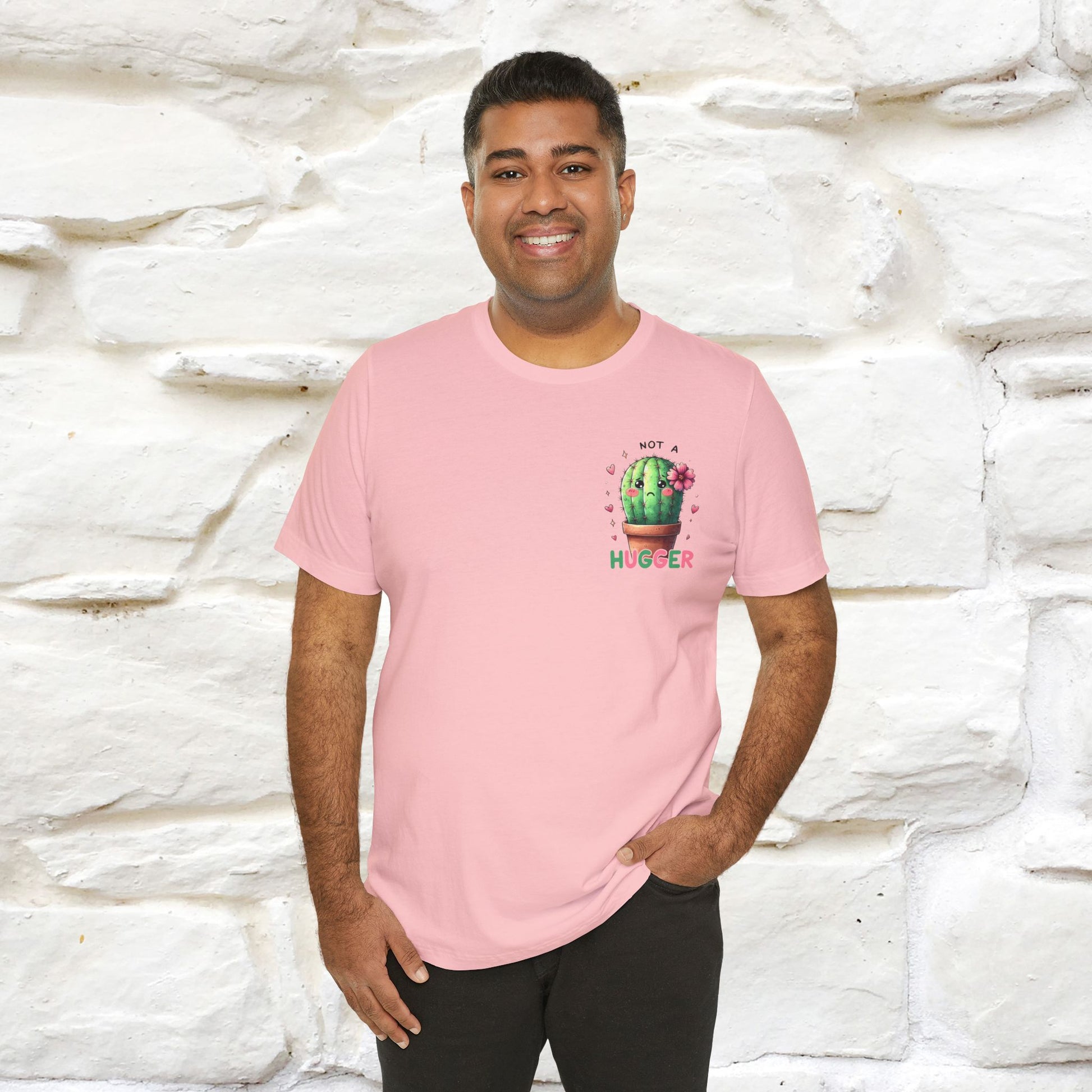 "Not A Hugger" |Funny T-Shirt | Front & Back Design|Nunu&Miao Studio - Nunu&Miao Studio