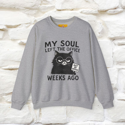 ''My Sould Left The ...'' | Cute Cat Sweatshirt | Nunu&Miao Studio