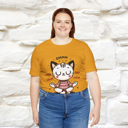 Ommm, Keep Calm | Relaxed Cat Shirt for Men & Women | 100% Cotton* - Nunu&Miao Studio