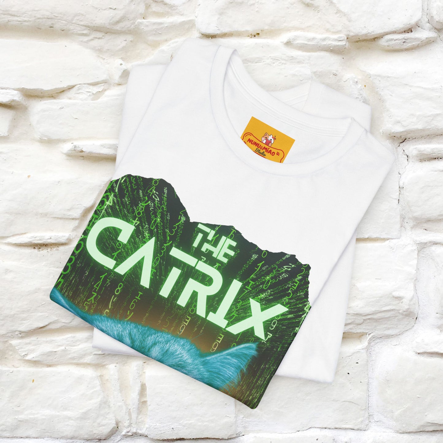 ''The Catrix: What Will You Choose?'' Cat T-Shirt | Nunu&Miao Studio - Nunu&Miao Studio