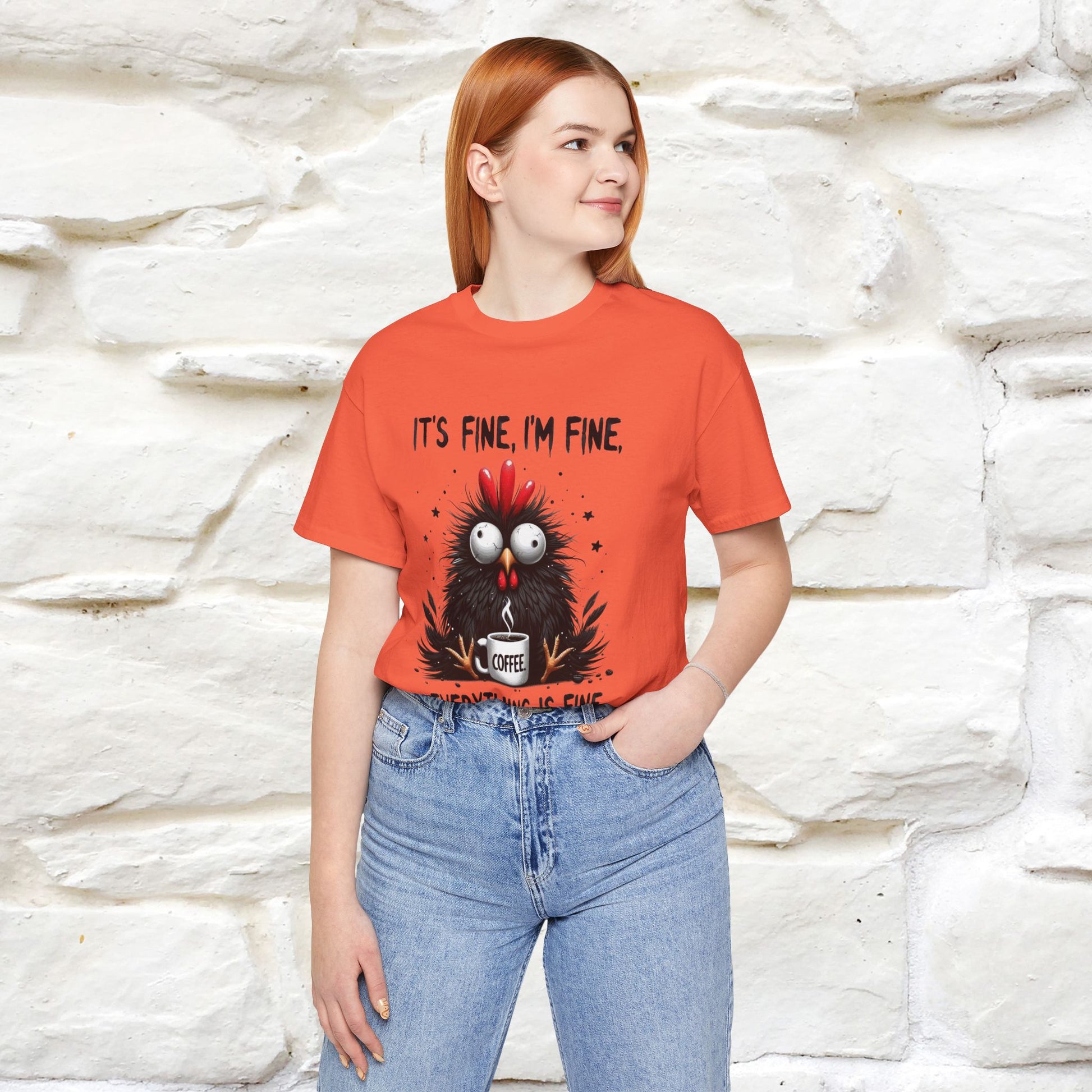 "Everything Is Fine" |Funny T-Shirt | Nunu&Miao Studio - Nunu&Miao Studio