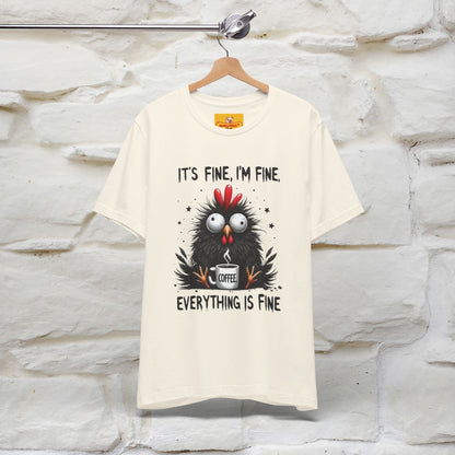 "Everything Is Fine" |Funny T-Shirt | Nunu&Miao Studio - Nunu&Miao Studio