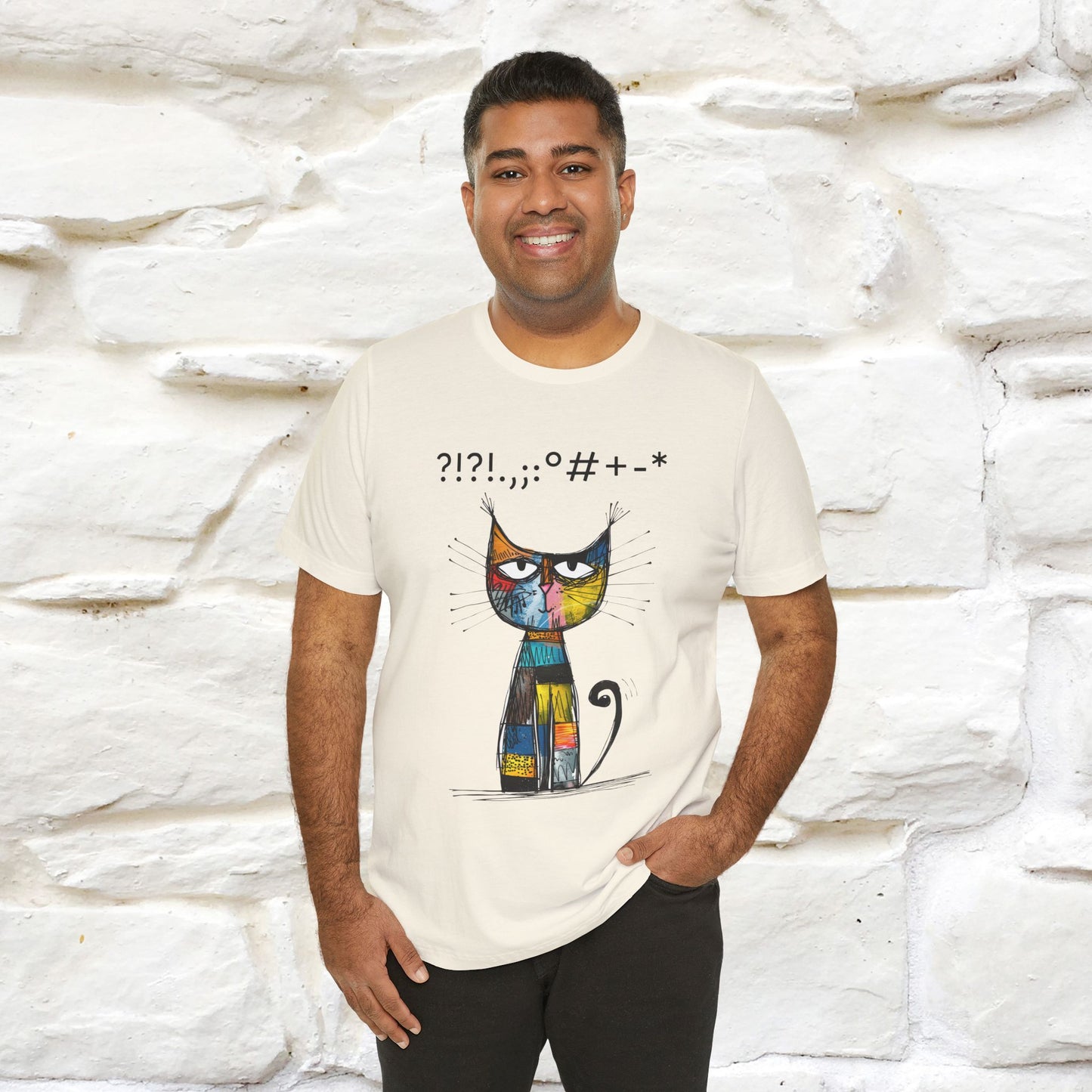 "Enigma" Cat T-shirt |Nunu&Miao Studio - Nunu&Miao Studio