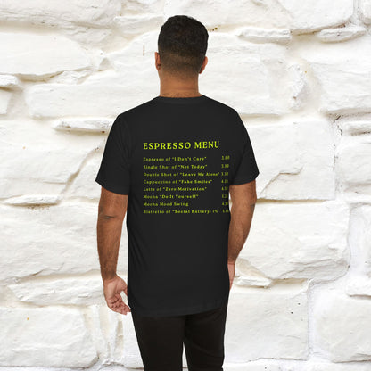 "More Espresso Less Depresso" |Cat T-Shirt | Nunu&Miao Studio - Nunu&Miao Studio