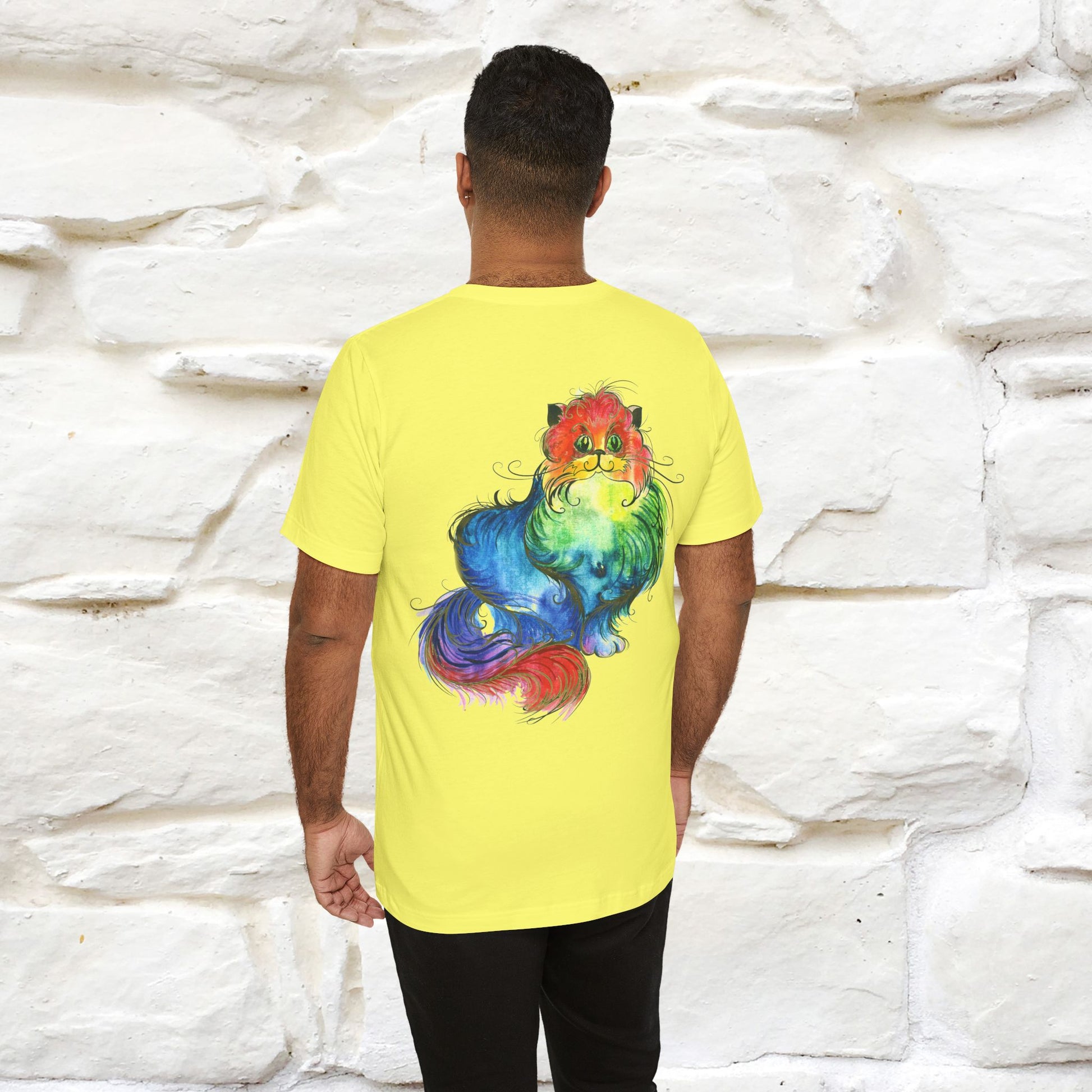"Il Pittore'' Cat T-Shirt Front and Back Design | Nunu&Miao Studio - Nunu&Miao Studio