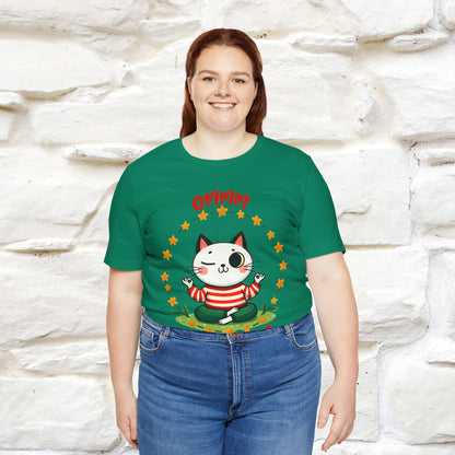 ''Ommm, Keep Calm'' Cat T-Shirt | Nunu&Miao Studio - Nunu&Miao Studio