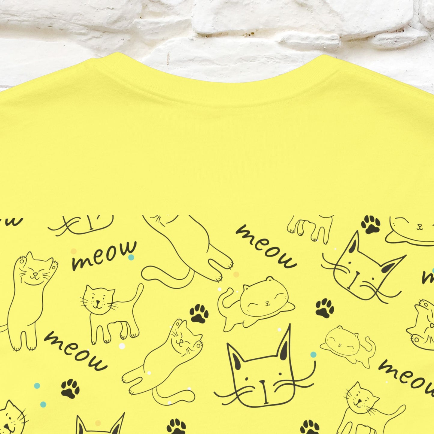 "Antidepressants" Cat T-Shirt | Front & Back Design | Nunu&Miao Studio - Nunu&Miao Studio