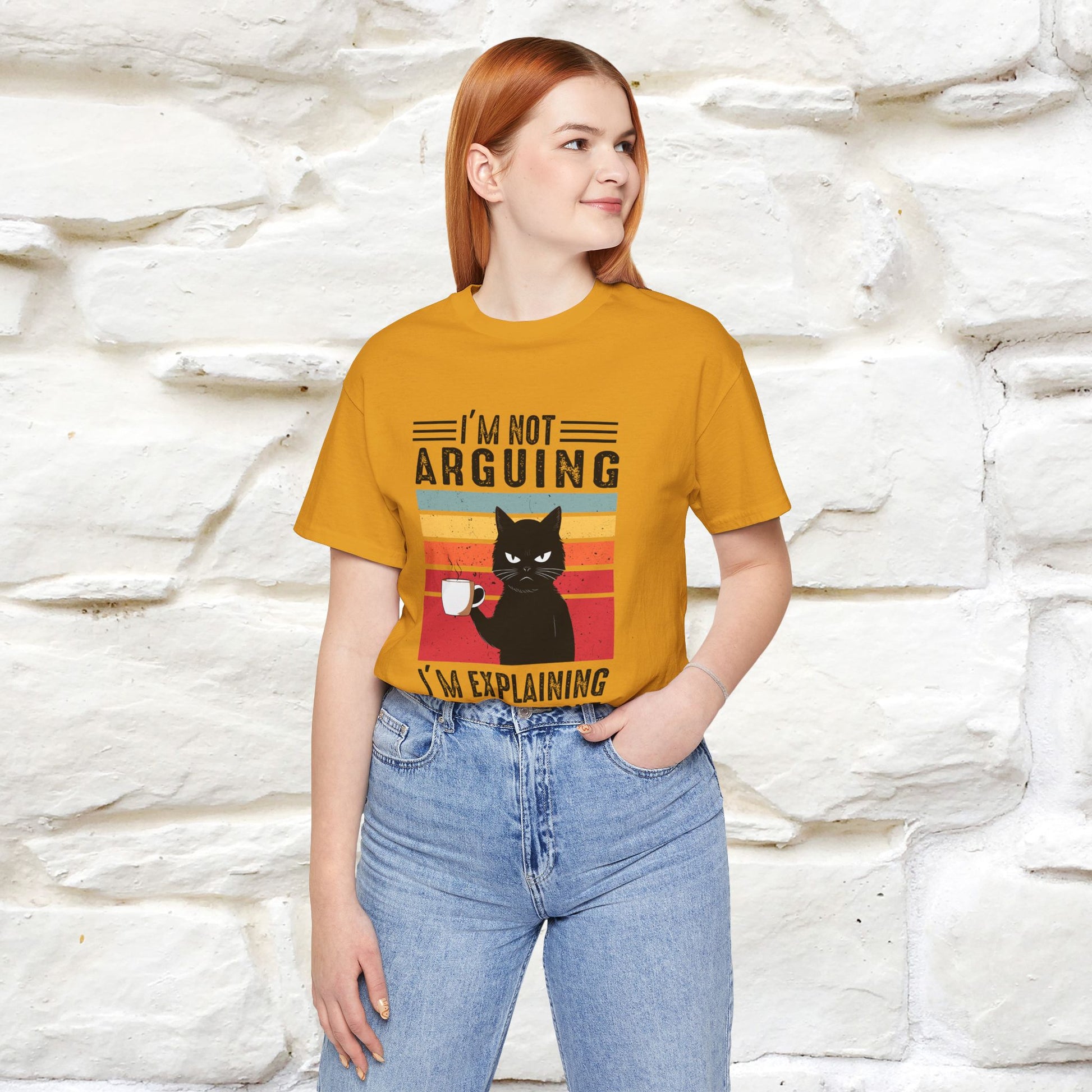 I’m Not Arguing, I’m Explaining Why I’m Right Cat T-Shirt  Nunu&Miao Studio - Nunu&Miao Studio