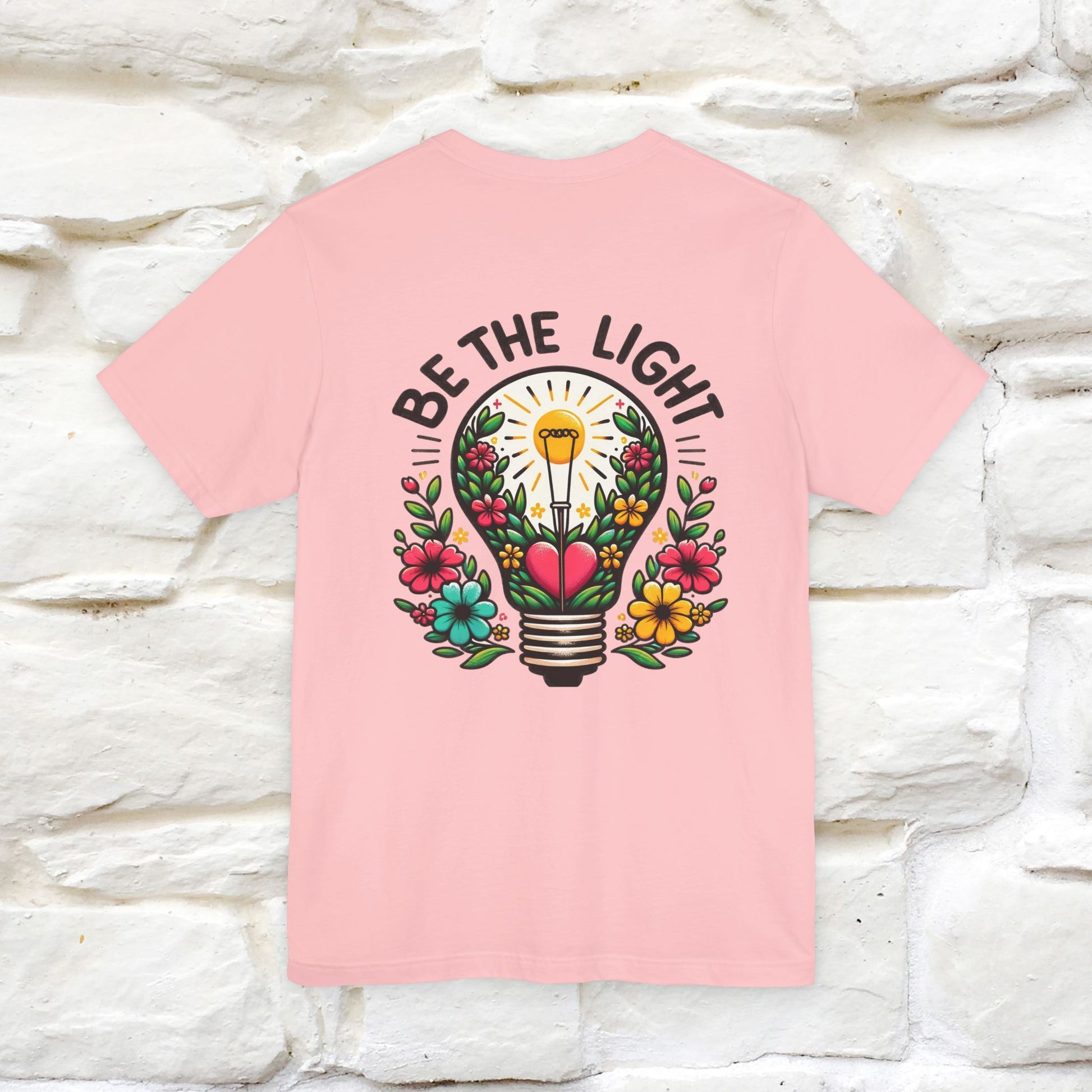 ''Be The Light" Cat T-Shirt| Front & Back Design | Nunu&Miao Studio - Nunu&Miao Studio