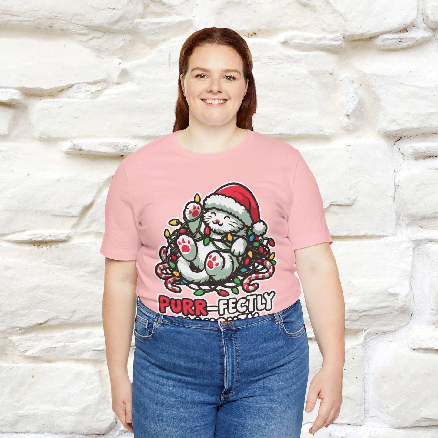 “Purr-Fectly Naughty” | Cat T-Shirt | Nunu&Miao Studio