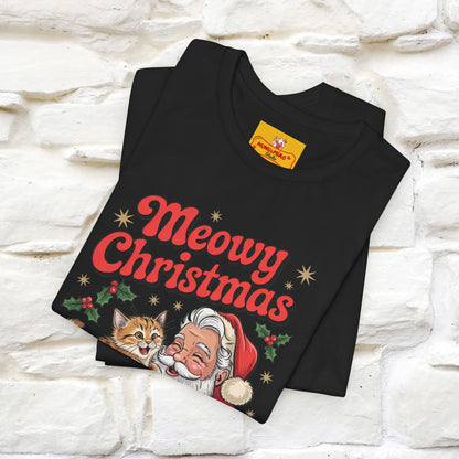 “Meowy Christmas” | Cat T-Shirt | Nunu&Miao Studio