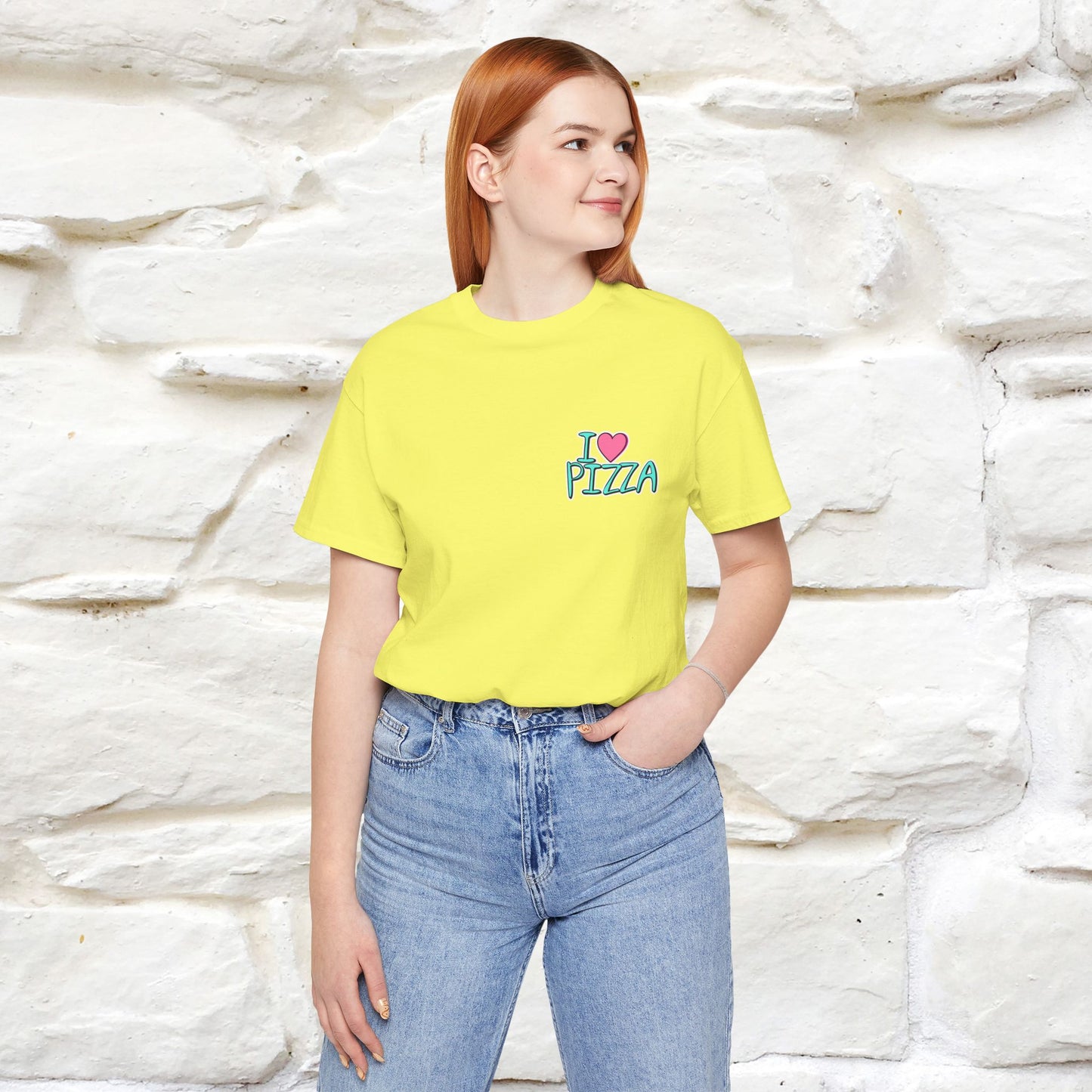 "I Love Pizza"| Cat T-shirt | Nunu&Miao Studio - Nunu&Miao Studio